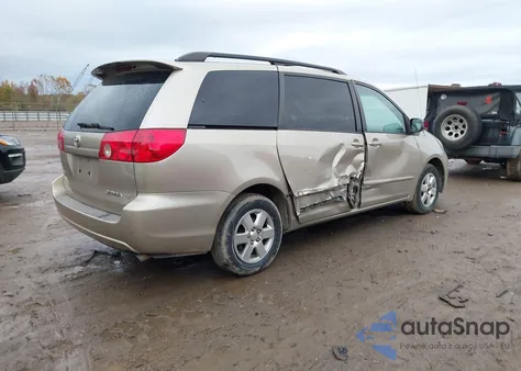 2008 Toyota Sienna Le z USA, uszkodzony, nr VIN 5TDZK23C58S167112